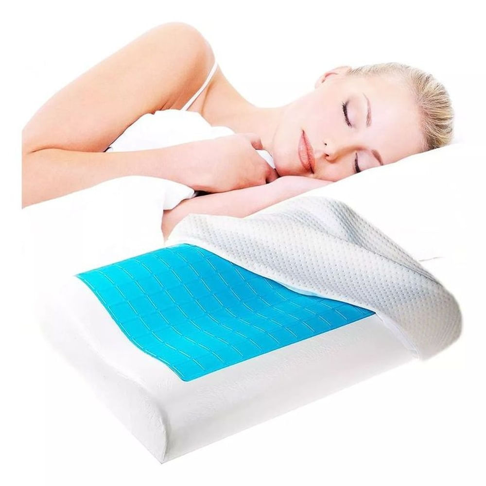 Almohada viscoelástica con gel funda