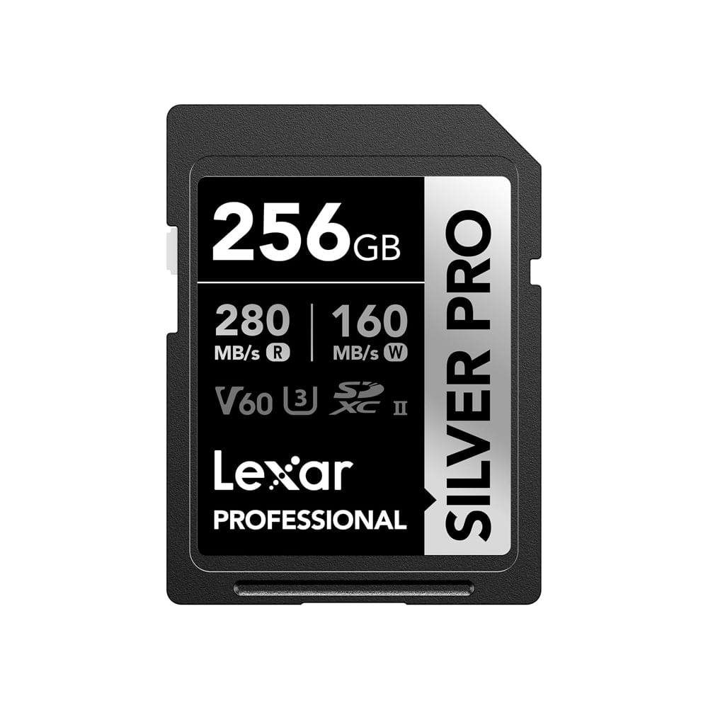 Memoria SD Lexar Professional 256GB SILVER PRO - R280mb - W160mb