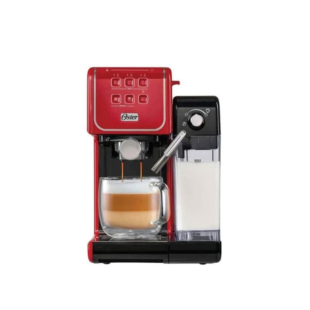 Cafetera PrimaLatte Touch Oster BVSTEM6801R Rojo