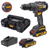 TALADRO PERCUTOR ATORNILLADOR BRUSHLES 65Nm 18V  DX1120 CAT