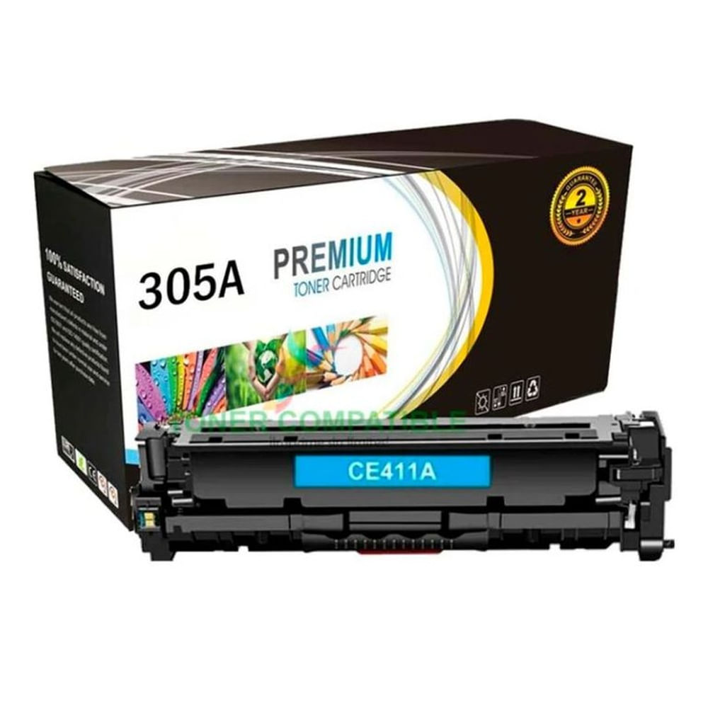 Toner Compatible HP 305A Cyan LaserJet M475/M451DW 2600 Pag.