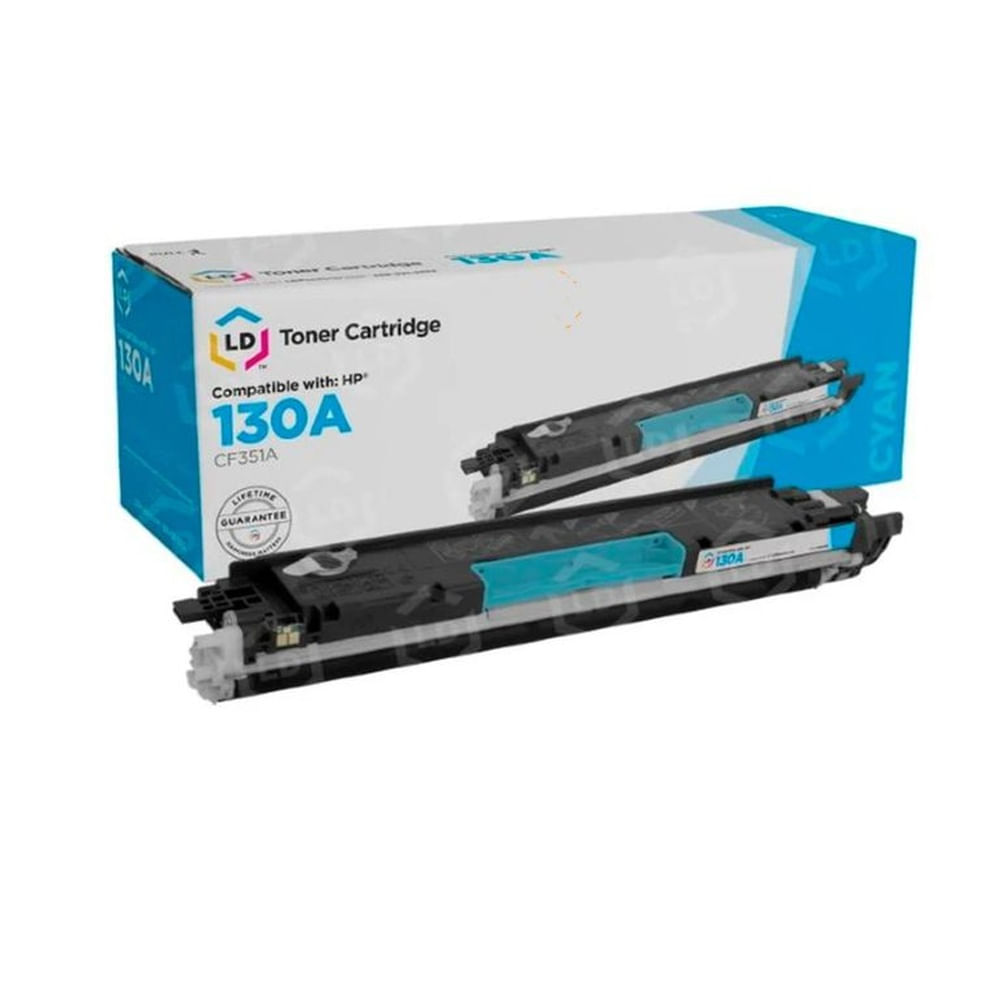 Toner HP Compatible 130A Cyan CF351A 1K Pág M176N