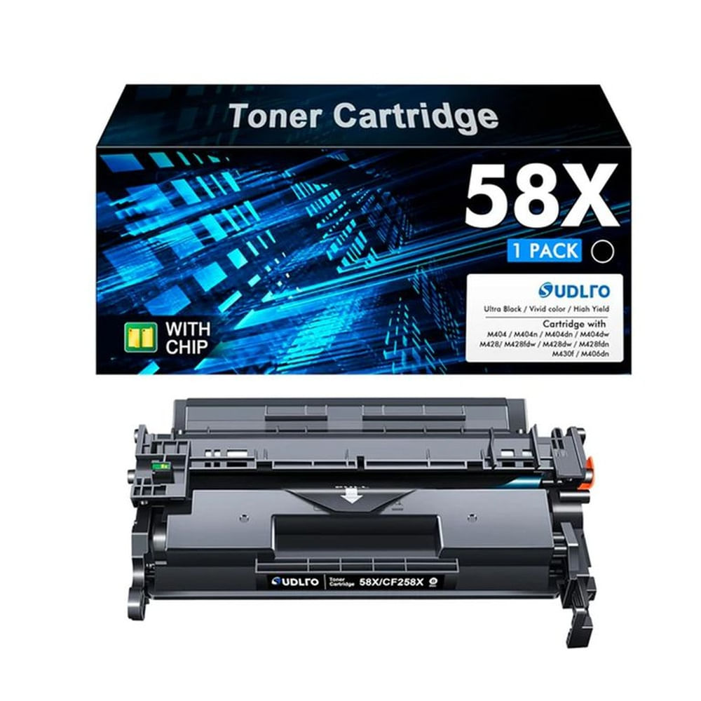Toner Compatible HP 58X CF258X Pro M404 M428 125K Pag con CHIP