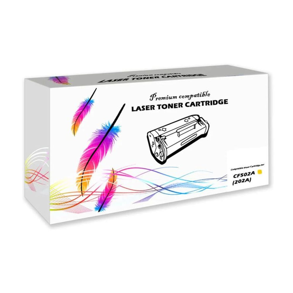 ? Toner HP Compatible 202A Yellow CF502A 1,300 Pág. M254
