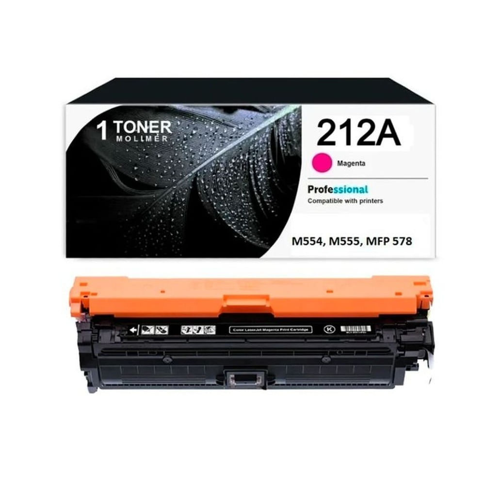 Toner HP Compatible 212A Magenta W2123A 5,500 Paginas Alta Calidad