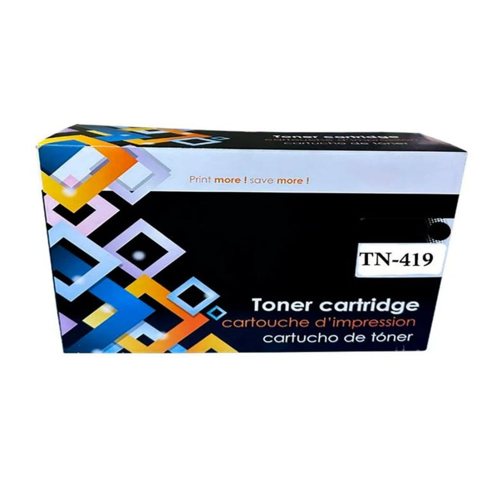 Toner Compatible Brother TN-419C Cyan MFC-L8900CDW Negro 9000 páginas Premium