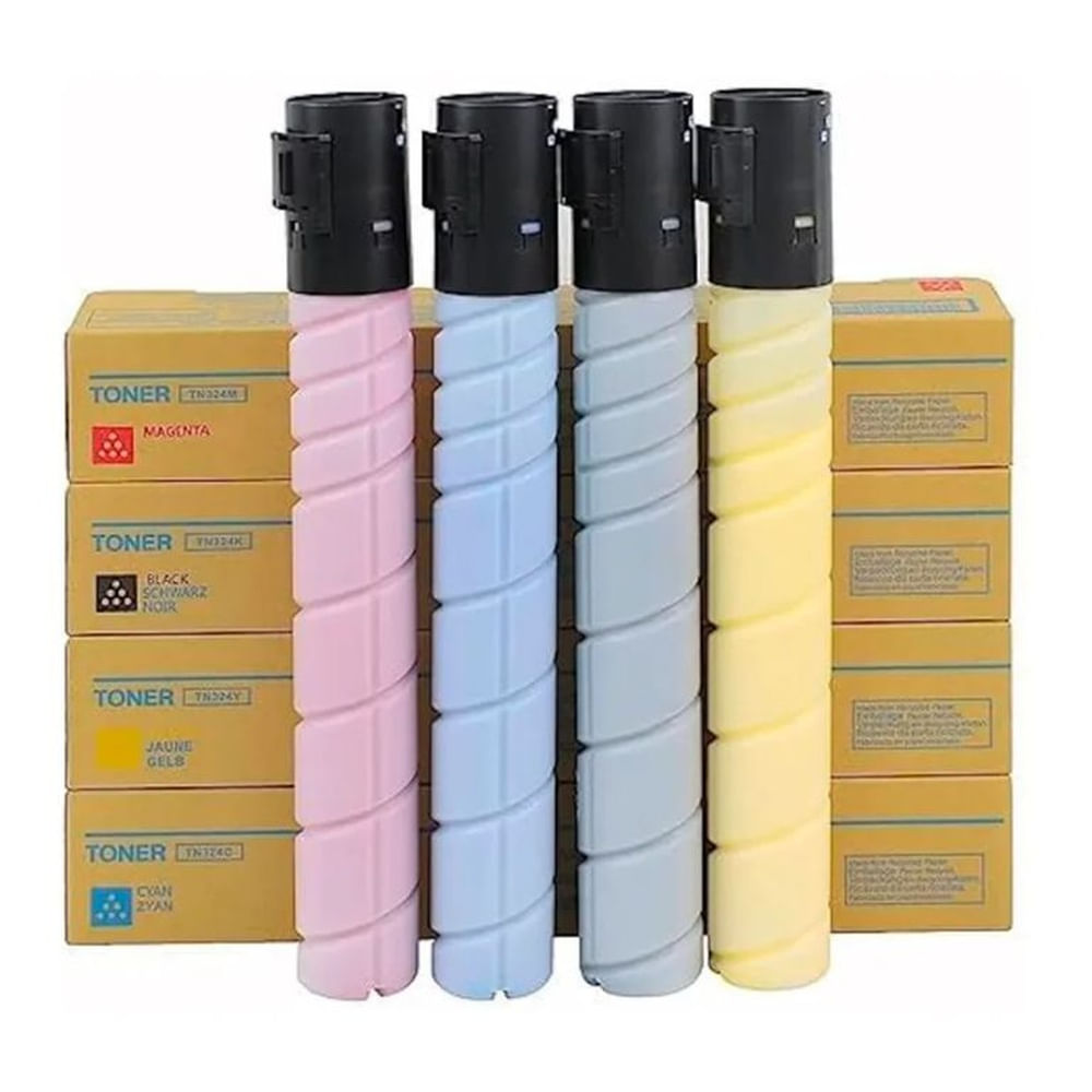 Kit De Toner TN-324 Compatible CMYK C258 C368 C308 26k