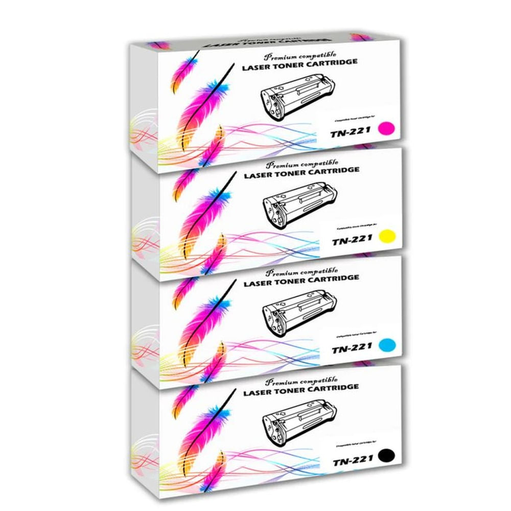 kit de tonor Brother TN-221 CYMK L3230 HL-3170CDW Compatible