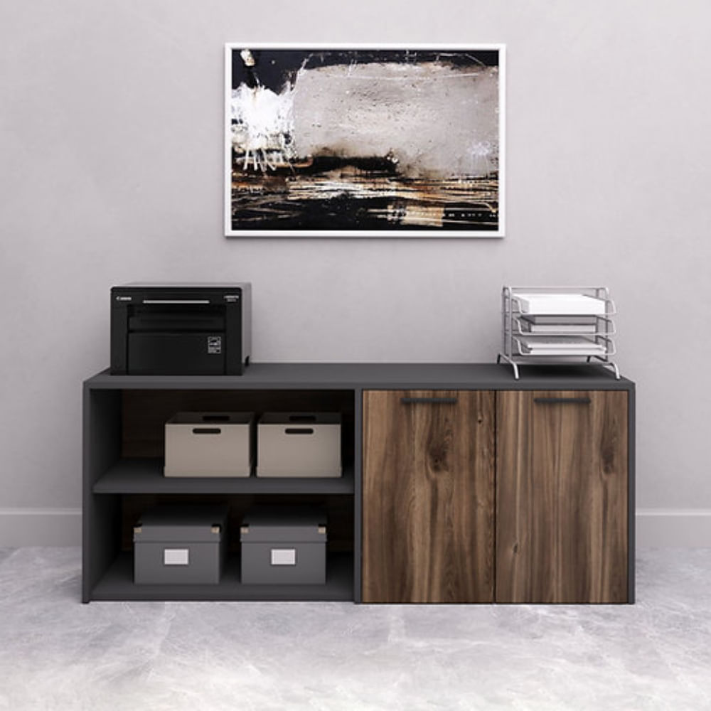 Aparador Renato 2 puertas Gales y Plomo | Masiva Home