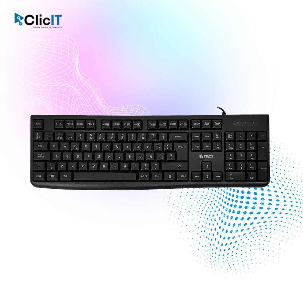 Teclado estándar TEROS TE-4067S USB 2.0