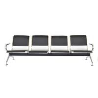Tandem Aeropuerto Semi Tapiz Gris 4 Asientos Ofideas
