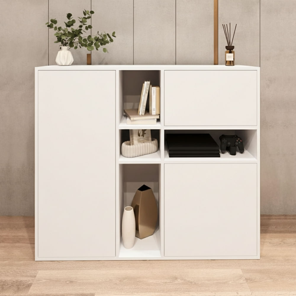 Aparador Palmer 3 puertas Blanco | Masiva Home