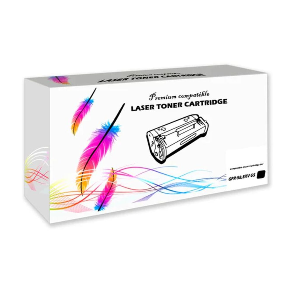 Toner Canon Compatible GPR-58 EXV-55 Negro 23K Pág C256i