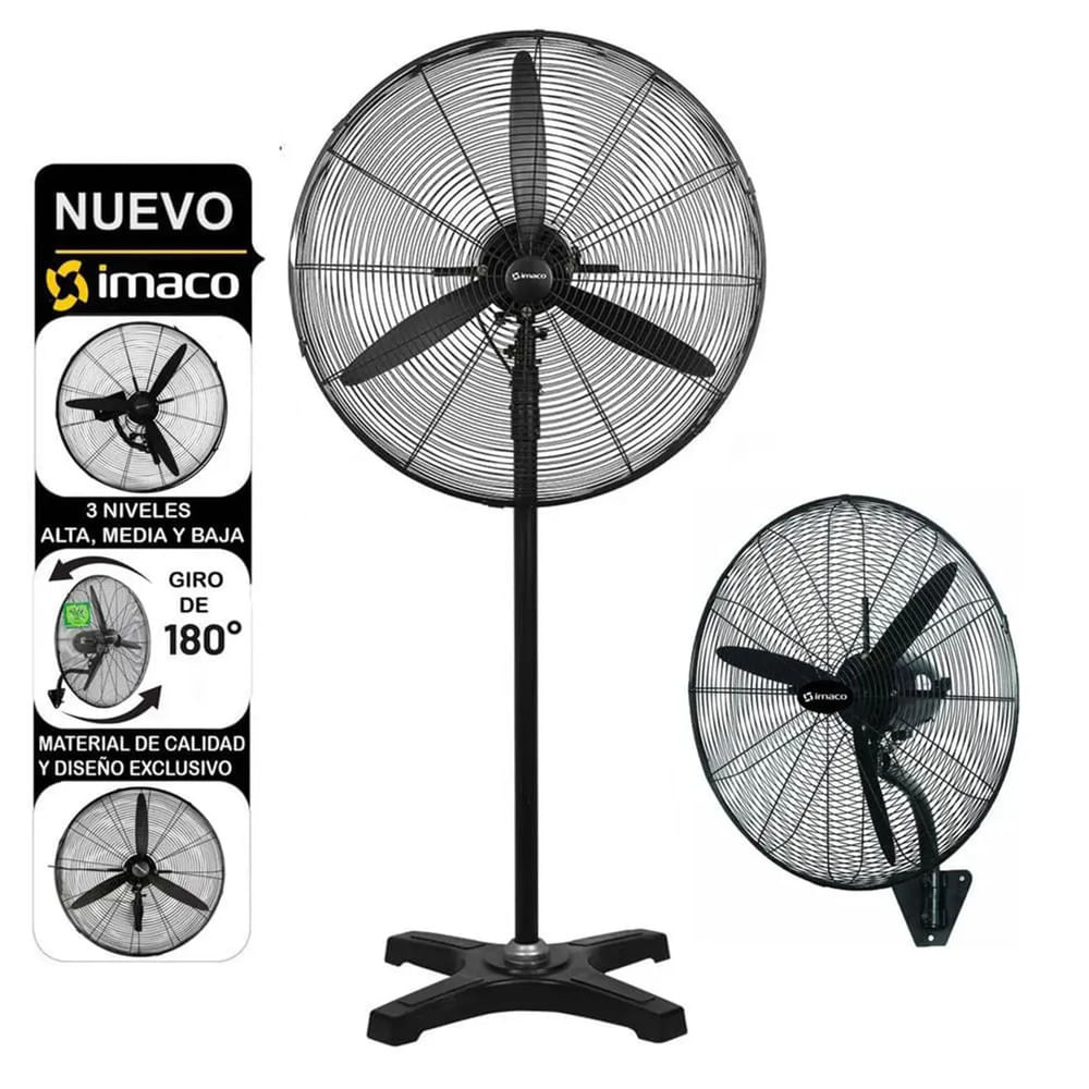 Ventilador Industrial Imaco de Pared y Piso 30 240 Watts FS30240