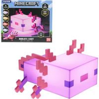 LÁMPARA CINCO MODOS DE COLOR AXOLOTL MINECRAFT PALADONE