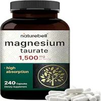 Taurato de magnesio  alta absorción suplemento mineral para corazón y sistema nervioso