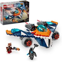 LEGO MARVEL ROCKET'S WARBIRD CONTRA RONAN, NAVE DE SUPERHÉROES PARA NIÑOS