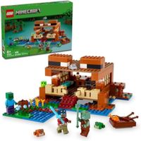 LEGO MINECRAFT CASA DE LA RANA CON ANIMALES Y FIGURAS DE CRIATURAS