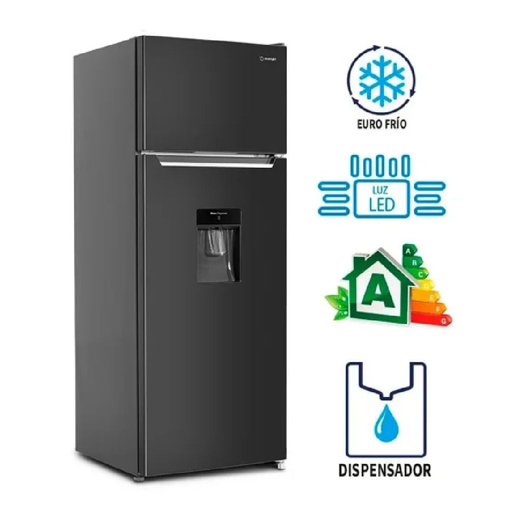 Refrigeradora RM-211HD Black Inox 211L