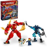 LEGO NINJAGO MECH DE FUEGO ELEMENTAL DE KAI CON MINIFIGURAS PARA NIÑOS