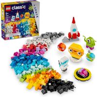 LEGO CLASSIC PLANETAS ESPACIALES CREATIVOS JUGUETE CON ALIENÍGENA Y NAVE