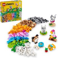 LEGO CLASSIC MASCOTAS CREATIVAS, BLOQUES PARA CONSTRUIR ANIMALES PARA NIÑOS