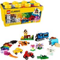 LEGO CLASSIC CAJA CREATIVA MEDIANA SET DE CONSTRUCCIÓN TREN COCHE TIGRE