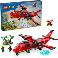 LEGO CITY AVIÓN DE BOMBEROS SET DE CONSTRUCCIÓN Y JUEGO DE ROL PARA NIÑOS