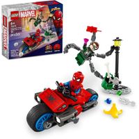 LEGO MARVEL PERSECUCIÓN EN MOTO SPIDER-MAN VS DOCTOR OCTOPUS 2 FIGURAS