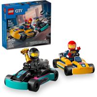 LEGO CITY KARTS Y PILOTOS DE CARRERAS SET DE CONSTRUCCIÓN PARA NIÑOS