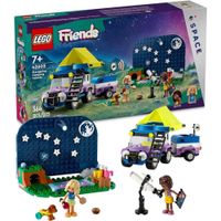 LEGO FRIENDS VEHÍCULO DE CAMPING CON TELESCOPIO, PERRO Y 2 MINIMUÑECAS