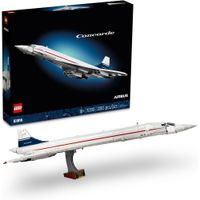 LEGO ICONS CONCORDE MODELO A ESCALA DEL AVIÓN SUPERSÓNICO PARA ADULTOS