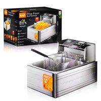 Freidora De Aceite Raf R.5220 5.5l 2500w Acero Inoxidable