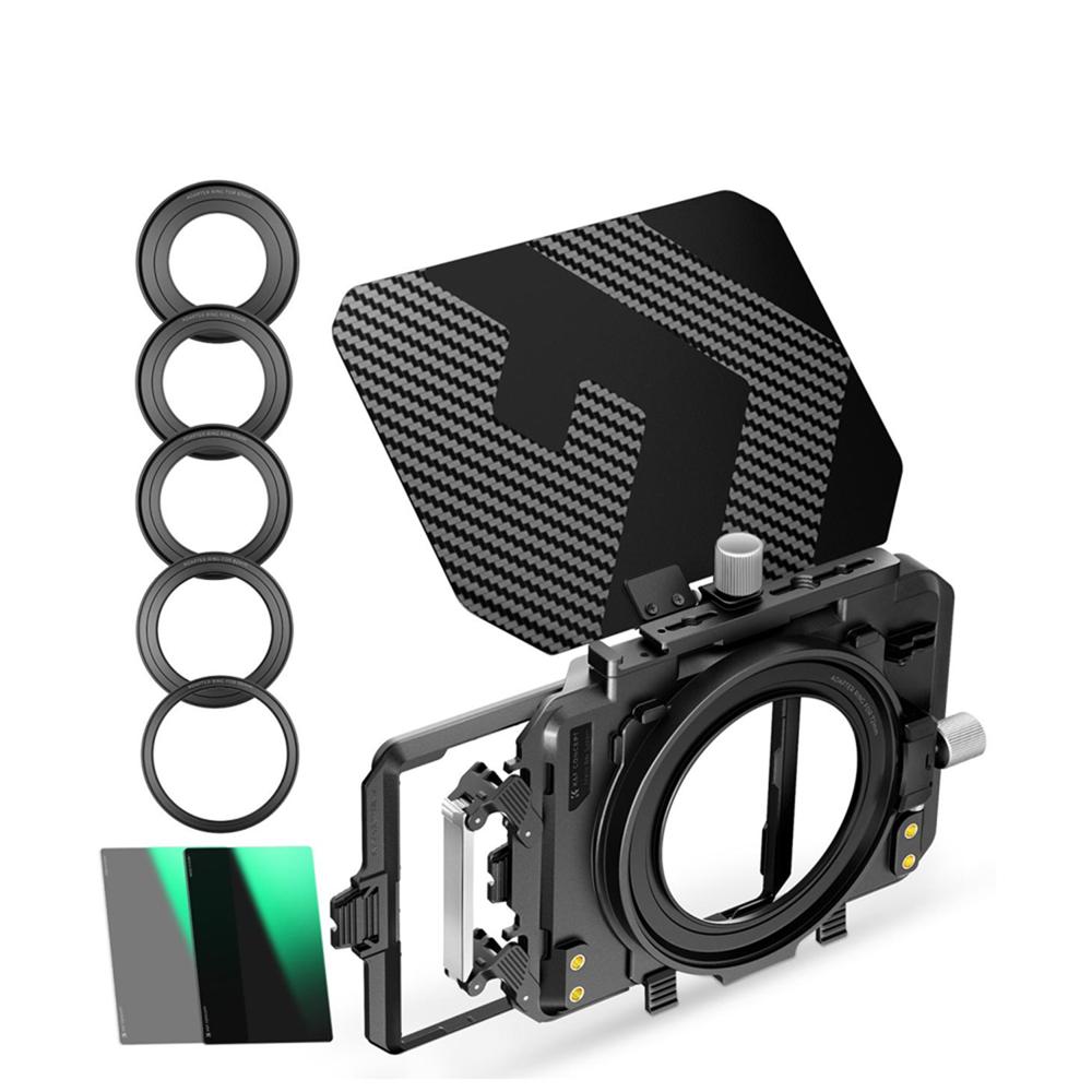 Kit Profesional Matte Box Con Filtro ND4 ND32 KF Concept SKU.2182