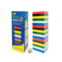 JENGA DE COLORES 54 PIEZAS JUEGO EDUCATIVO YENGA JUEGO MESA