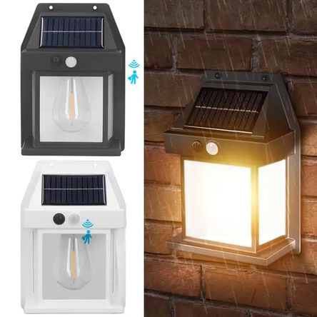 Lampara Solar Luz de Pared y Exteriores con Sensor de Movimiento Lampara Solar Luz de Pared y Exteriores con Sensor de Movimiento