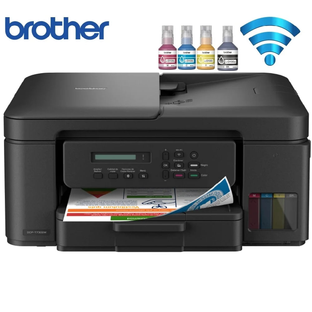Impresora Multifuncional BROTHER DCPT730DW DUPLEX  Negro