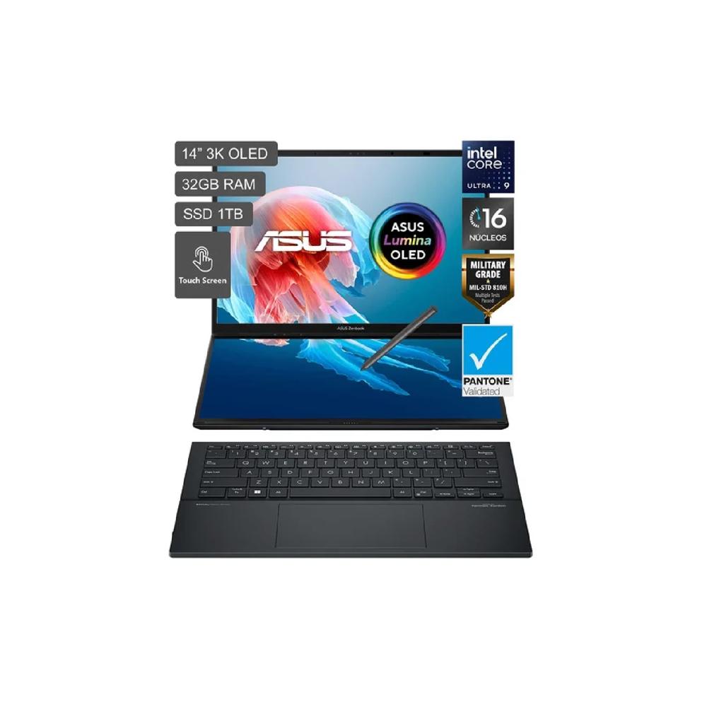 Asus Zenbook Duo 14 x 2 touch 3K OLED Intel Core Ultra 9 32GB DDR5 1TB SSD Windows 11 Español