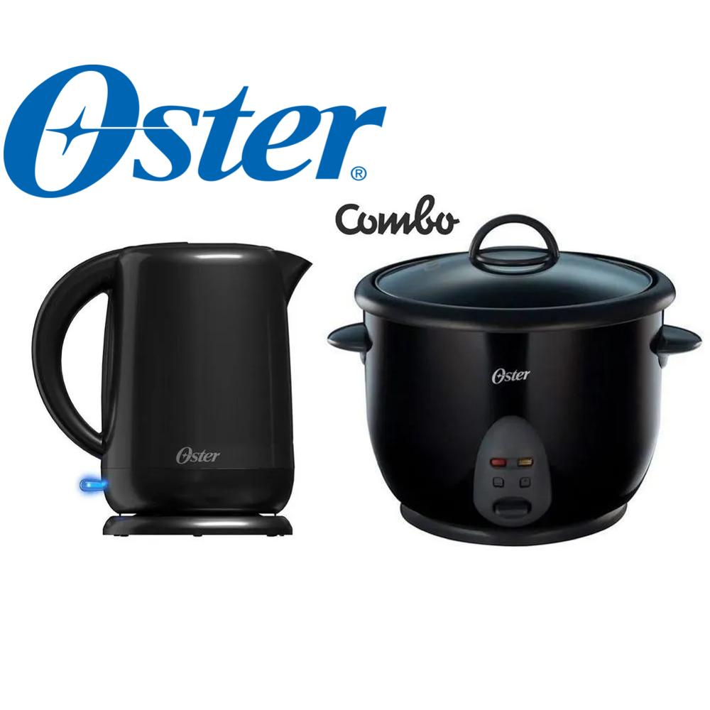 Combo Oster Hervidor BVSTKT3101053 y Olla Arrocera CKSTRCB10DFBLK