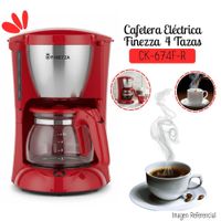 Cafetera Electrica Finezza CK-674F-R Rojo