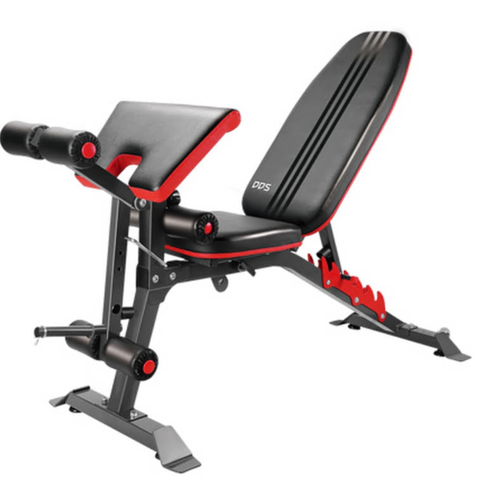 Banca Regulable para Pesas Gym Máquina Múltiple + Predicador