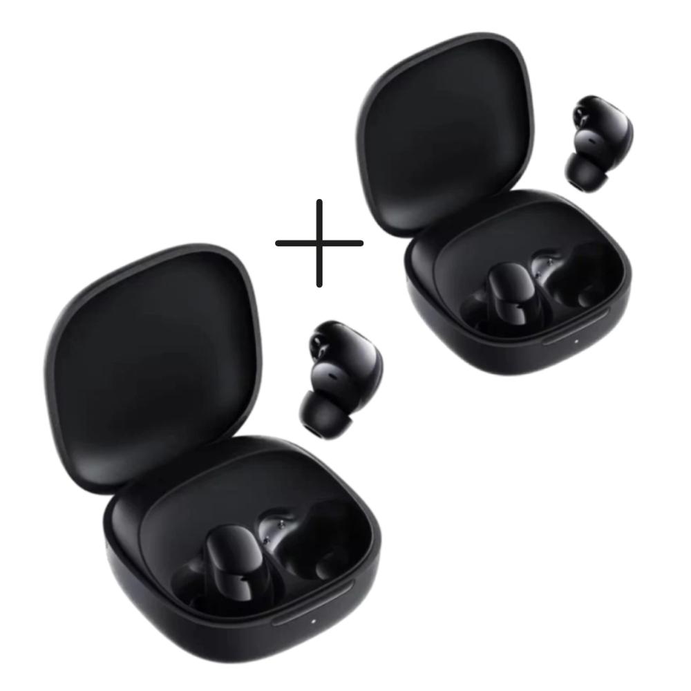 Pack x 2 Audífonos Inalámbricos Bluetooth Xiaomi Redmi Buds 6 Play 36 Horas Negro