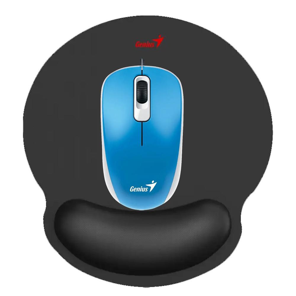 COMBO GENIUS MOUSE DX 110 AZUL Y PAD MOUSE G WMP 100 C ON DESCANSADOR