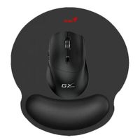 COMBO GENIUS MOUSE M8100 NEGRO Y PAD MOUSE G WMP 100 CON DESCANSADOR