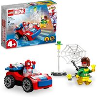LEGO MARVEL COCHE DE SPIDERMAN Y DOCTOR OCTOPUS SET CON PIEZAS LUMINOSAS