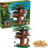 LEGO IDEAS CASA DEL ÁRBOL SET DE CONSTRUCCIÓN CON CABAÑAS Y MINIFIGURAS
