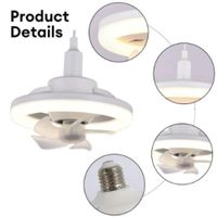 Foco Ventilador LED 360 Home Light Y  Control Remoto - E27