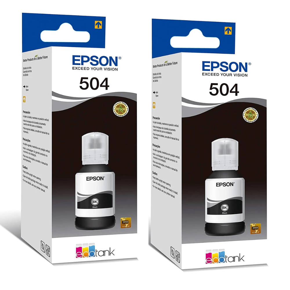 TINTA EPSON 504 PACK X2 NEGRO T504120