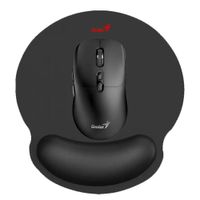 COMBO GENIUS MOUSE NX-8080S NEGRO Y PAD MOUSE G-WMP 100 CON DESCANSADOR