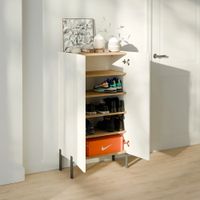 Zapatera Moderna Tayson 2 Puertas BlancoDuna RR MUEBLES